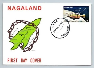 India 19xx FDC - Nagaland Apollo XV on Stamp - F7723 - Picture 1 of 2
