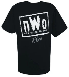Kevin Nash Signed NWO Black Wrestling T-Shirt -(SCHWARTZ SPORTS COA) - Picture 1 of 1