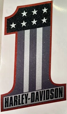 Вы получаете наклейку 1 #1-3 дюйма для мотоциклов, автомобилей, грузовиков Harley Davidson - Изображение 1 из 3