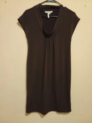 BCBG GENERATION Mujer Vestido Midi Clásico Marrón Talla S Foto 1 de 4