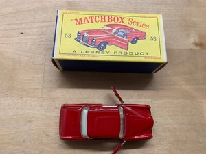 MATCHBOX LESNEY No. 53 Mercedes Benz Coupe 220 SE W/ original D Box 1964 - Picture 1 of 13