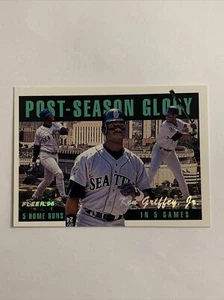 1996 Fleer Post Season Glory Ken Griffey Jr - Seattle Mariners - Picture 1 of 2