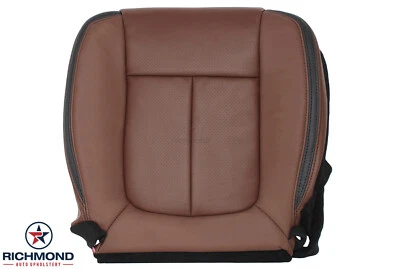 2013-2014 Ford F150 платиновый - со стороны водителя низ кожаный чехол на сиденье Pecan коричневый - Изображение 1 из 4