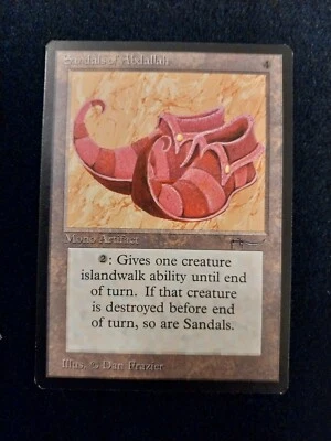 Sandals Of Abdallah Magic The Gathering Arabian Nights Rare Mint - Image 1 of 4