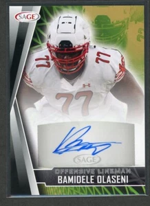 2022 SAGE High Series Autograph Black Bamidele Olaseni #A-BO Auto - Picture 1 of 2