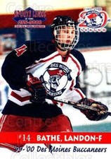 1999-00 Des Moines Buccaneers #10 Landon Bathe
