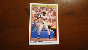 1991 O-PEE-CHEE PREMIER # 8 ALBERT BELLE   BASEBALL CARD