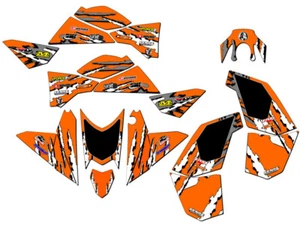 Kit de Gráficos All Years XC/SX 450 SHREDDER Orange Senge Compatible con KTM - Imagen 1 de 7