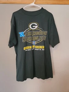CAMISETA DE COLECCIÓN GREEN BAY PACKERS NFL SUPER BOWL XXXII *NFC CHAMPIONS* 1998 LOGO 7 XL - Imagen 1 de 4