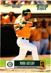 2005 Donruss Baseball Blue Press Proof SN /100 Mark Kotsay #287 SSP - Bild 1 von 2