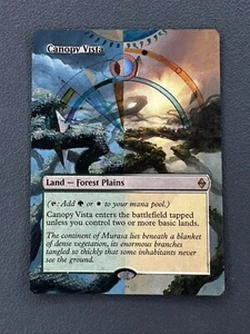 Canopy Vista Guru MTG The List (PLST) Hand Painted Borderless Full Altered Art - Picture 1 of 3
