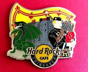 HRC Hard Rock Cafe Edinburgh Alternative Magnet Series Bagpiper City Flag - Picture 1 of 2