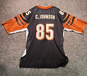 Camiseta de fútbol americano Chad Johnson Cincinnati Bengals Reebok NFL M auténtica cosida Ocho - Imagen 1 de 8