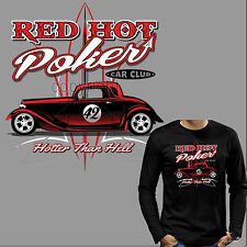Hot Rod Motiv Garage Vintage Speed Shop Auto Pinstripe bedruckt T-Shirt *1027 LS