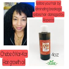 100% Authentic  100g Organic Chebe & Kar-Kar Hair Growth  Oil 4oz