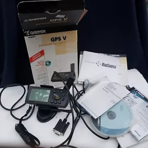 Garmin GPS V Personal Navigator Plus Cables, Manuals & Mounting Hardware Bundle - Picture 1 of 8