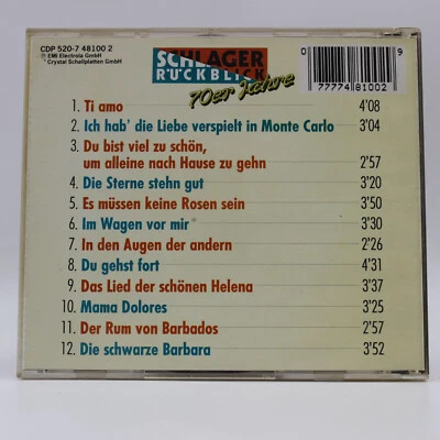 Musik CD | Schlager Rückblick 70er Jahre | Disc poliert - Bild 1 von 2