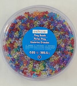 Creatology Triangle Pony Beads .85 lb mixed colors
