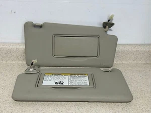 2008-2013 Nissan ROGUE Sun Visor Shades RH LH Sunvisor SET GRAY Vinyl OEM - Picture 1 of 4