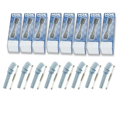 8 pcs NGK Ignition Coil Boot for 1997-2010 Ford F-150 4.6L 5.4L V8 - Direct xw - Image 1 of 4