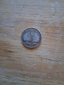 1999 CONNECTICUT STATE QUARTER  D MARK - Picture 1 of 2