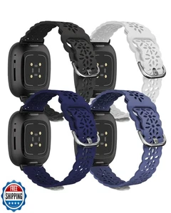 Ginkgonut Beautiful Silicone Slim Sport Band Compatible with Fitbit Sense,Ver - Picture 1 of 5