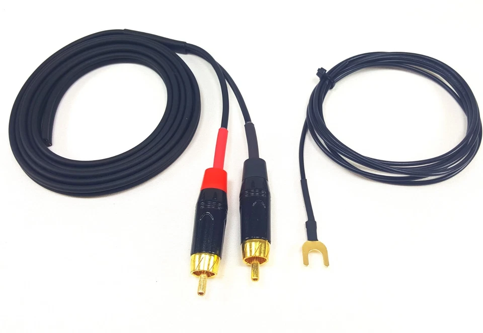 DENON DP 55L, DP 37F, DP 60L, Cavo audio phono rca giradischi, 140 cm |3W - Imagen 1 de 4