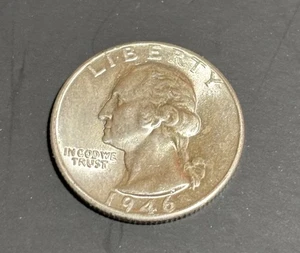 1946 D Washington Quarter Silver 25¢ - BU - Brilliant Uncirculated - Picture 1 of 2