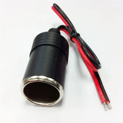 12/24V NS Cable Cigar Plug Car Cigarette Female Lighter Adapter Socket Connector - Image 1 of 4