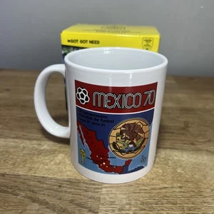 Tazza ceramica Panini Mexico 1970 patrimonio mondiale FIFA - NUOVA - Foto 1 di 13