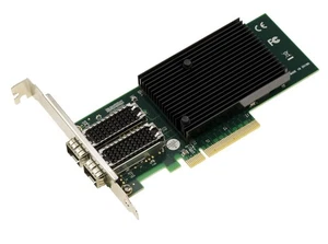 PCIe Réseau LAN 10G Fibre SFP+ 2 Ports - CHIPSET INTEL X710 - 10GbE FTX710-BM2 - Picture 1 of 4