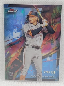 2024 Topps Finest Jackson Holliday RC #ed 270/325 Orioles  - Picture 1 of 2