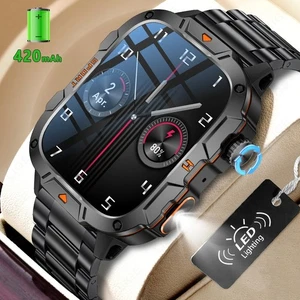2025 Smartwatch Herren/Damen Wasserdicht Smartwatch Bluetooth für iPhone Android - Bild 1 von 18