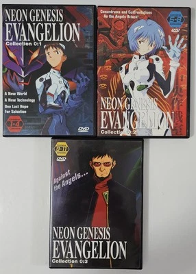 Neon Genesis Evangelion Collection 0:1-3 DVD Episodes 1-11 Rare Vintage Anime - Image 1 of 4