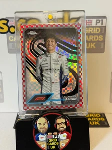 Alex Albon Portrait Red Checker 3/5 #19 - Topps F1 Chrome 2024 - Bild 1 von 1