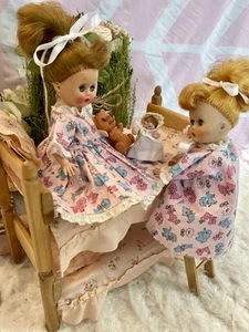 2 Vintage 1950’s Muffy Dolls with Case, Wardrobe, Stombecker Bunkbed & Extras! - Picture 1 of 24