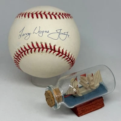 Chipper Jones signed Rawlings ONL Baseball JSA COA Full Name Larry Auto A3951 - Image 1 of 2