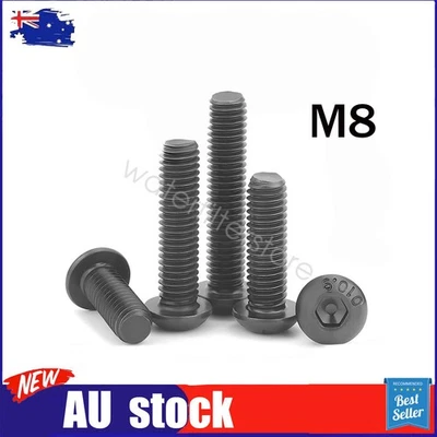 10.9 High Tensile M8 Button Head Socket Cap Screws Allen Key Bolts - image 1 of 3