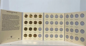 Presidential Dollars Folder Include 14 Presidential Dollar Uncirculated Mint - Picture 1 of 4