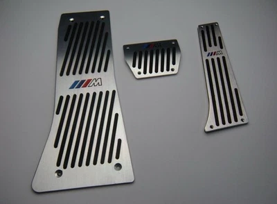 BMW M-Style Sport Pedal Covers-Compatible With X5 E70 F15 X6 E71 F16 - Aluminum - Image 1 of 3