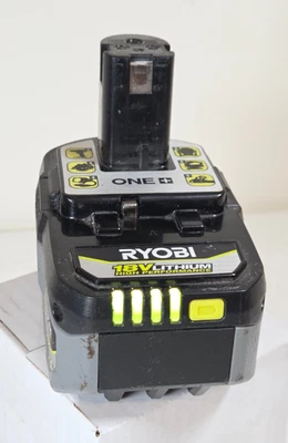 Bateria de íon de lítio de alto desempenho genuína Ryobi One+ 4Ah 18V (PBP004) FUNCIONANDO - Imagem 1 de 4