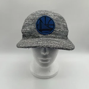 Rare Golden State Warriors Snapback Hat Cap Mitchell Ness Gray Textured - Picture 1 of 11