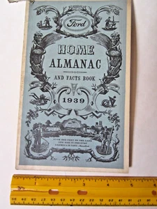 Almanaque doméstico Ford 1939 y libro de datos *Mucha información de Ford* envío gratuito - Imagen 1 de 4