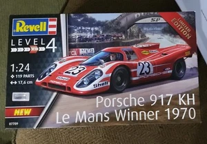 Revell Alemania #07709 1/24 Porsche 917K Le Mans Ganador 1970 Nuevo EDICIÓN LIMITADA - Imagen 1 de 1
