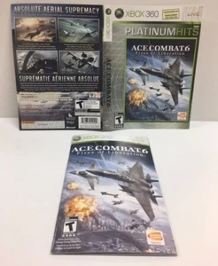ACE COMBAT 6 (PLATINUM HITS EDITION) Original Replacement Artwork & Manual - Picture 1 of 1