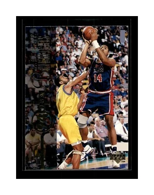 1994-95 Upper Deck Basketball Card #179 Alonzo Mourning USA - Image 1 of 2