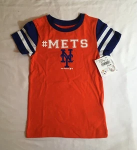 New York Mets Girls T-Shirt, Size: X-Small (4/5), MLB - Picture 1 of 3