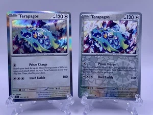 Pokémon TCG Terapagos 161/191 Surging Sparks Holo & Reverse Holo Rare NM - Picture 1 of 2