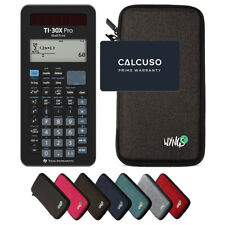 CALCUSO Sparpaket Dunkelgrau mit Taschenrechner TI-30X Pro Mathprint