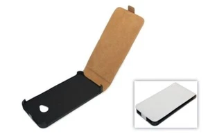 Cover Pieghevole Per Telefono HTC ONE M7 Bianco TOP - Foto 1 di 4